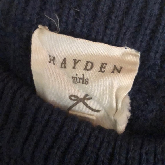 Hayden Girls Sweater with Pearl beaded sleeve - Picture 7 of 8